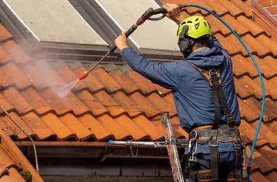 Démoussage et hydrofuge de toiture à Ayn